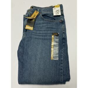 Size 40x30 Mens Regular Fit Straight Leg Premium Select Lee Jeans (Phantom)